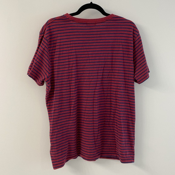 Forever 21 XXI men’s striped blue and red tshirt. Size medium - Picture 3 of 4